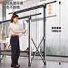 Floor-Standing Balcony Folding Clothes Drying Rack for Home Indoor and Outdoor Use, Retractable Clothes Hanger, Quilt Drying Rack, Clothes Drying Rod