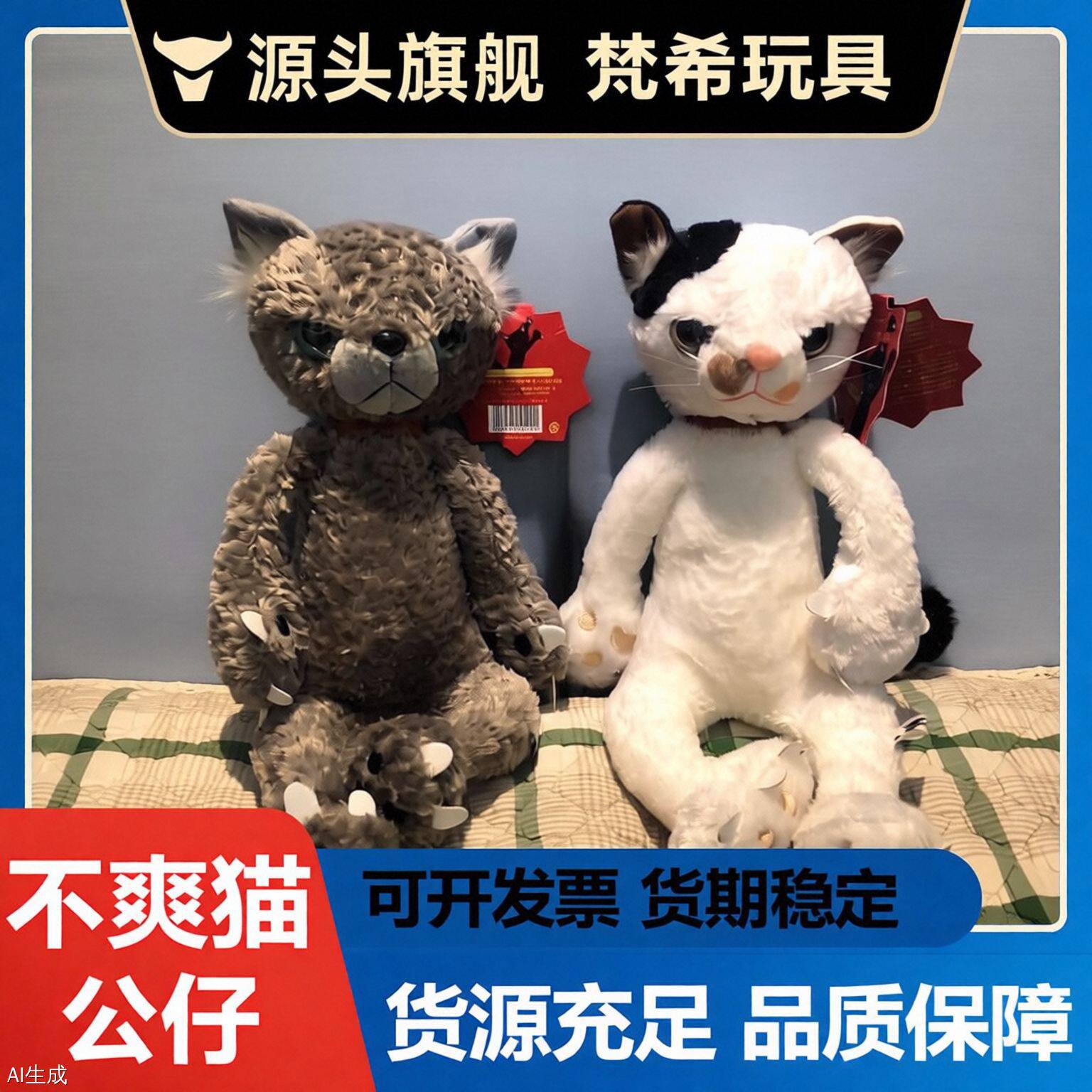 Оптовая продажа Япония Йонеда Минхо Милая Кукла-кошка Милая Кошка Плюшевая игрушка Тряпичная Кукла Коготь Когтистой Кошки Изображение 1