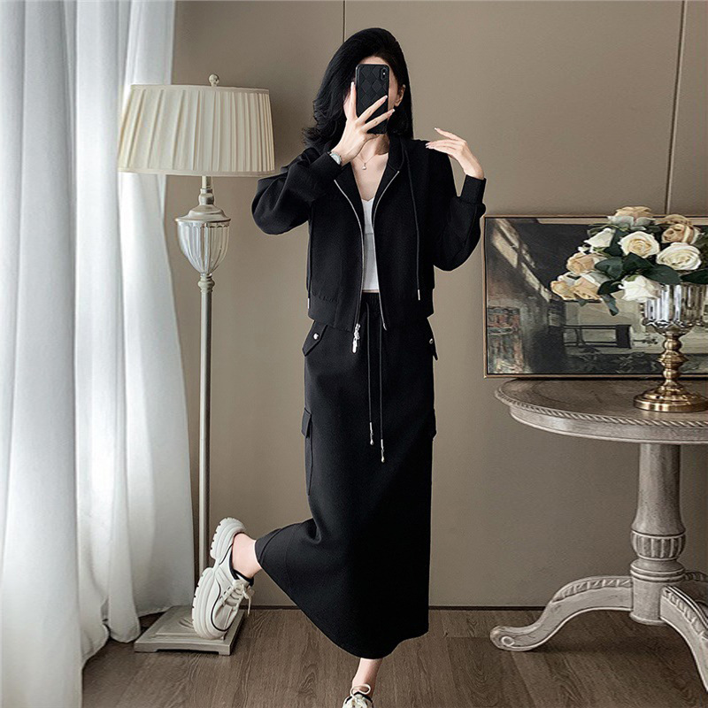 Áo Khoác Nữ Cả Bộ 2 Món Hàng Mùa Xuân Thu Đông