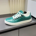 Emerald leather low top