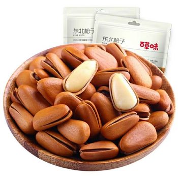 Herbal flavor Northeast Pine nuts 100G open hand-peeled pine nuts full particles casual snacks nuts specialty