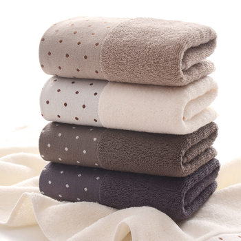 Cotton Wash Face Towel Household Absorbent Towel Wholesale Cotton Soft Adult Thickened Gift Box Hand Gift Towel Customization