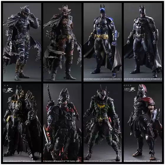 Batman Akamu Heavy-Duty Samurai Spartan Cat Girl Bain Pa Modified Dc Clock Movable Doll Hand Model