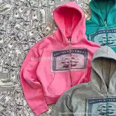 Foreign Trade 2025 Cross-Border Men and Women Couples Same Style Fashion Casual Street Trendy Tops Hooded Sweatshirts European and American Slim Fit Versatile