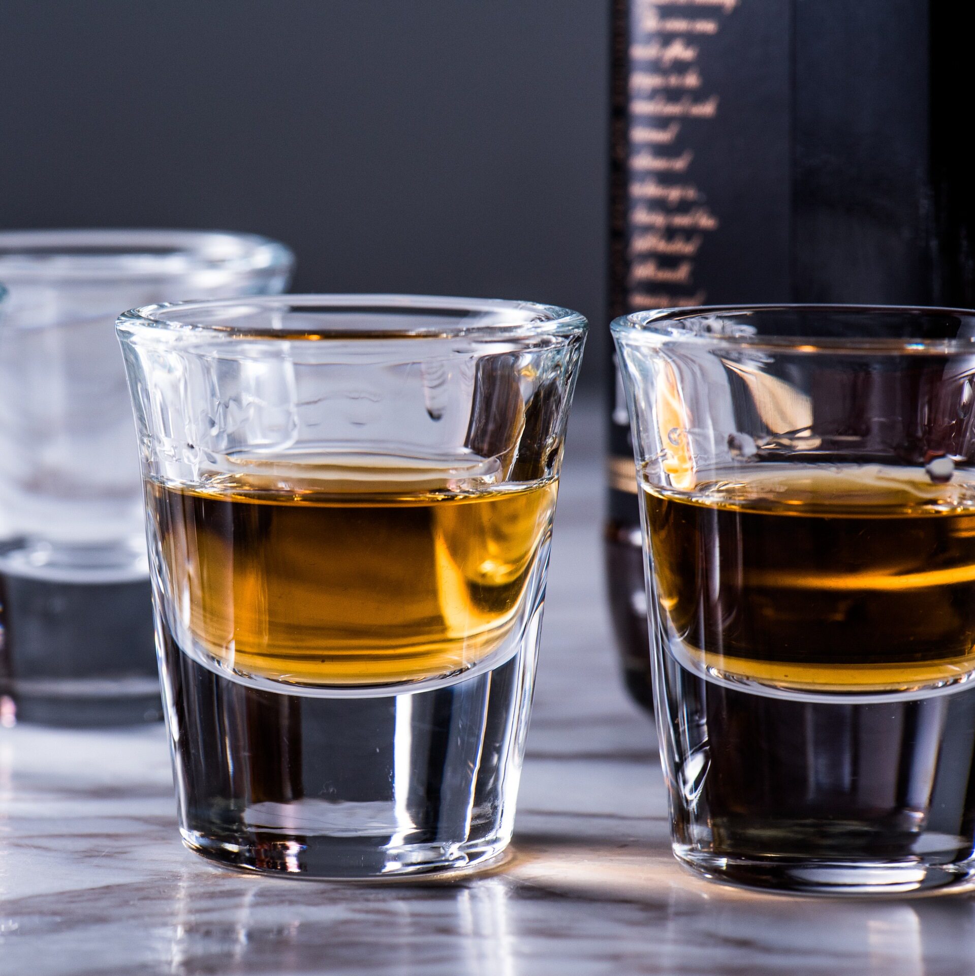 Thickened white wine and foreign wine container small spirits cup suit cup small wine cup transparent glass whisky bullet cup