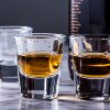 Thickened white wine and foreign wine container small spirits cup suit cup small wine cup transparent glass whisky bullet cup