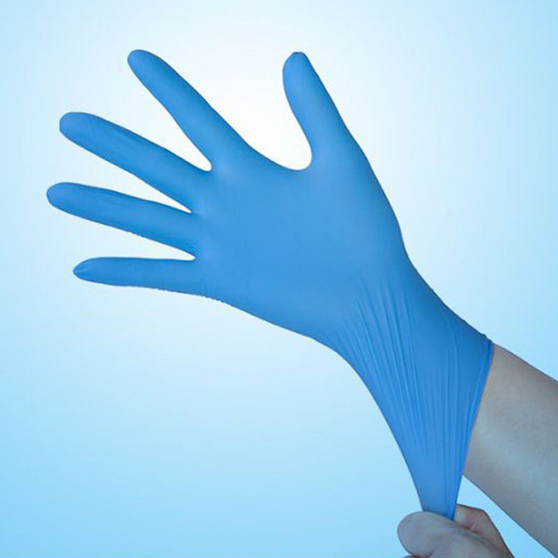 Factory Direct Sales Disposable Gloves Nitrile Latex Care Durable Oil-Proof Anti-Fouling Anti-Static High Elastic Food Beauty