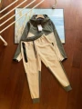 Green with khaki