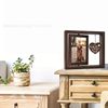 Wooden Rotating Commemorative Photo Frame Dog and Cat Pet Photo Frame Wooden Double-Sided Photo Frame Love Hanging Sign Can Be Written on the Ornaments