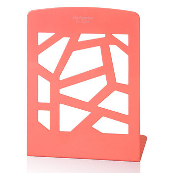 Deli 9268 creative book baffle Iron book file bookshelf reading book office stationery color random