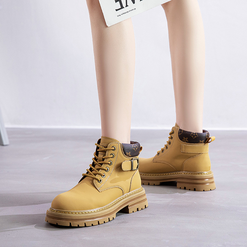 (Mới) Mã K2930 Giá 1810K: Boot Cổ Thấp Nữ Wetdi Kẻ Caro Hàng Mùa Xuân Thu Đông Kẻ Caro Đế Cao Giày Dép Nữ Chất Liệu G05 Sản Phẩm Mới, (Miễn Phí Vận Chuyển Toàn Quốc).
