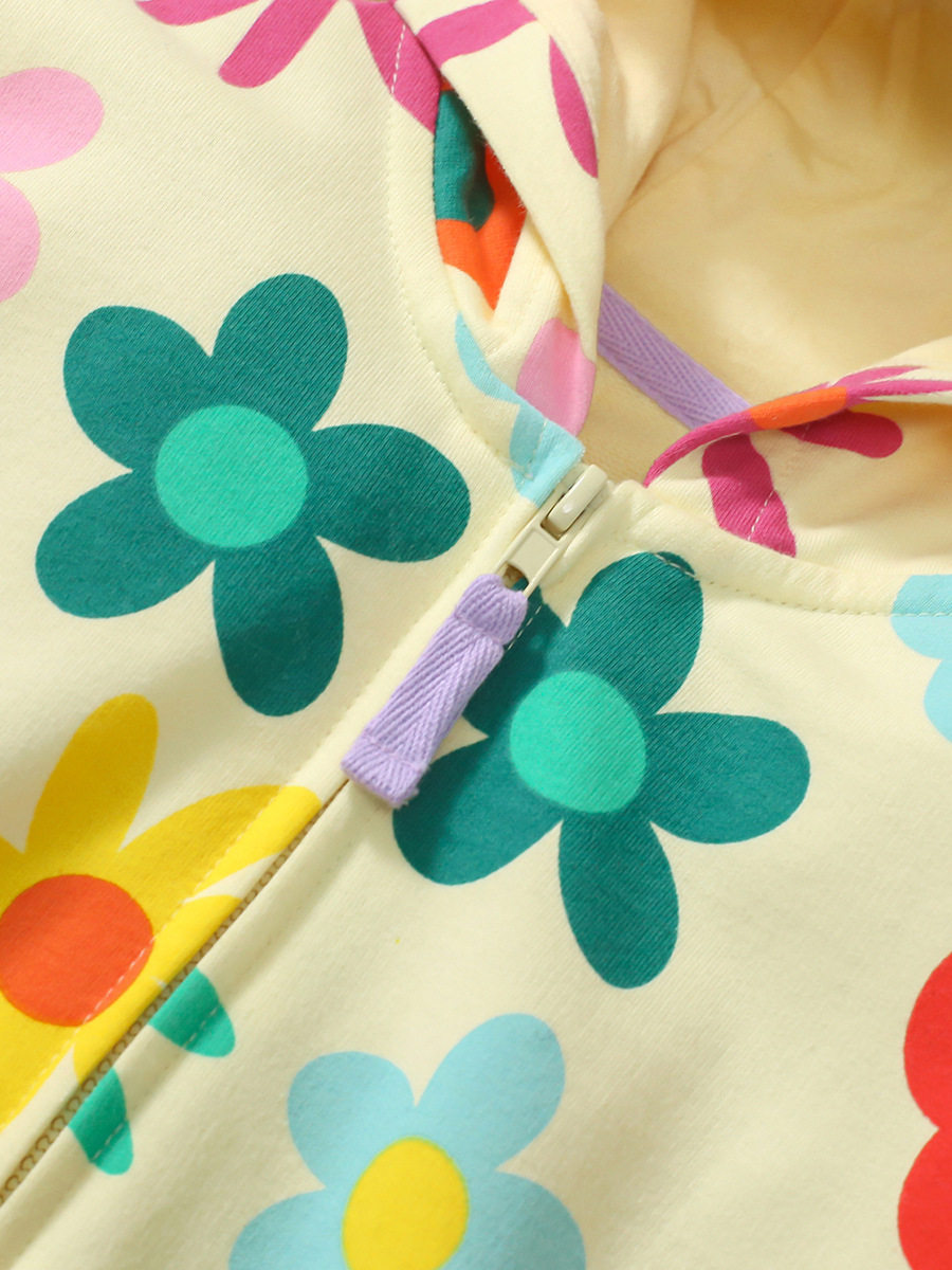 Set Hoodie Anak Perempuan Gaya Musim Gugur, Set Anak Lengan Panjang, Set Anak Perempuan Berhood Lucu