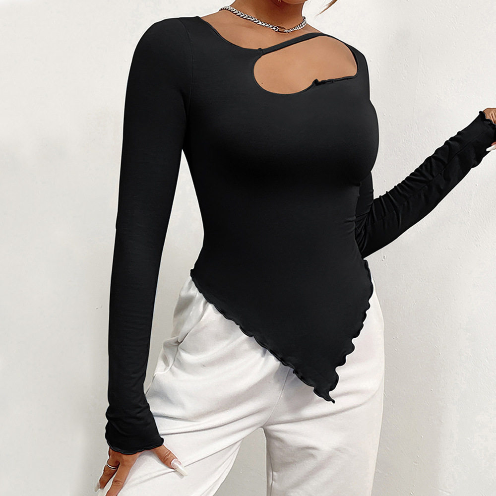 Womens Slim Fit Long Sleeve Top Sexy Stylish Short Design Perfect for Spring and Summer Wholesale Available
