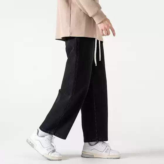 2026 New Style Loose Casual Pants for Men, Korean Fashion Versatile Pants, Summer Thin Drapey Wide-Leg Floor-Length Pants