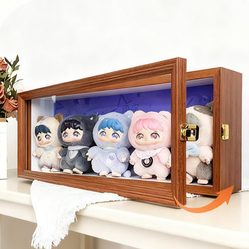 Zhou Shen Blind Box Storage Display Box Three-Dimensional Hollow Photo Frame Air Plant Picture Frame Dustproof Trendy Toy Figurine Display Cabinet