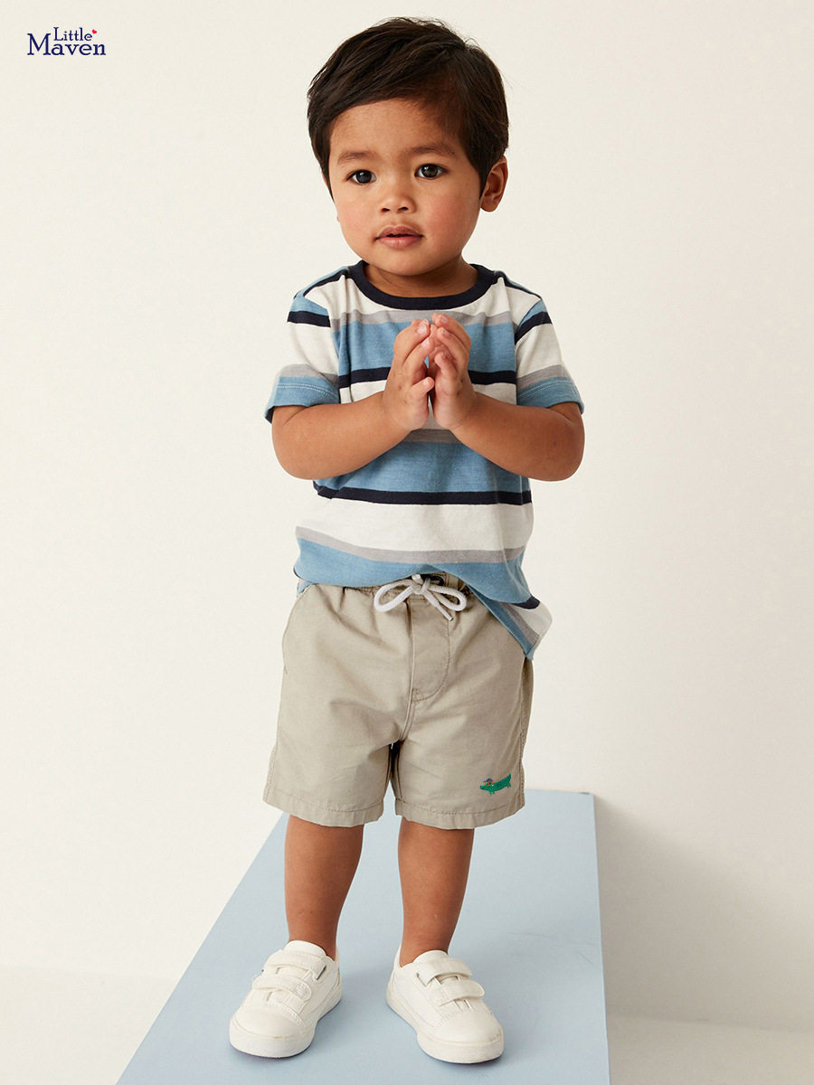 Boys' Summer Sports Shorts, Breathable Cotton Cartoon Kids' Pants