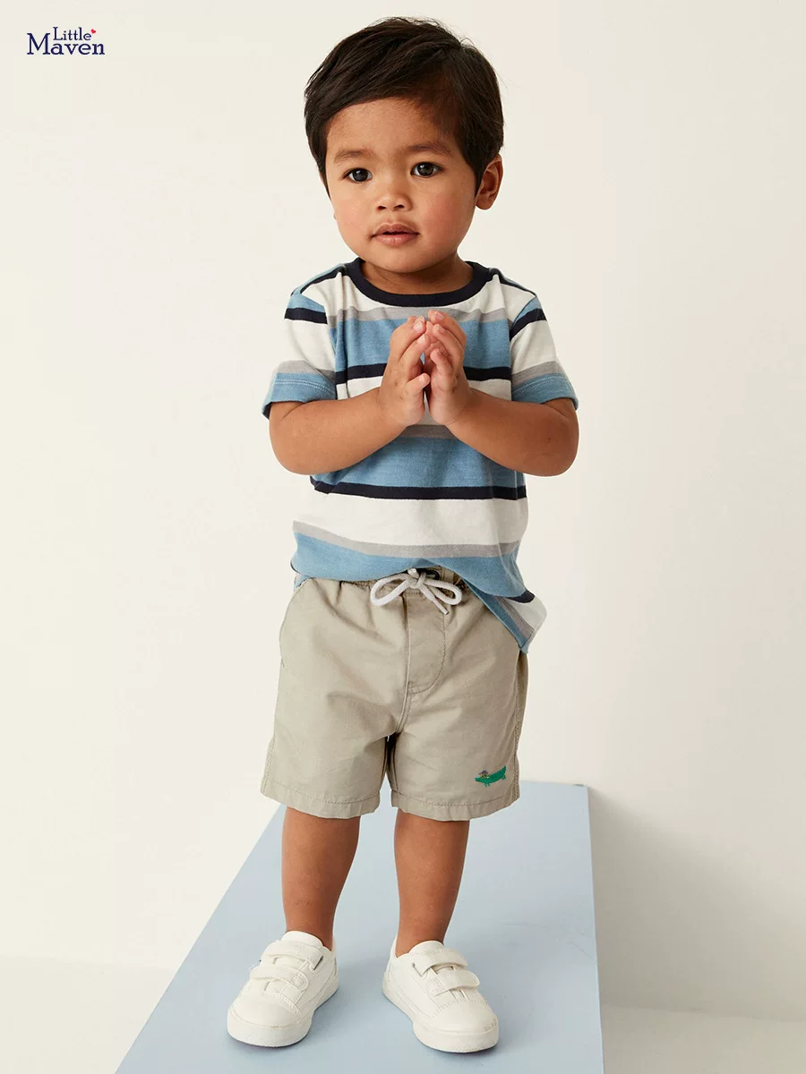 Boys' Summer Sports Shorts, Breathable Cotton Cartoon Kids' Pants