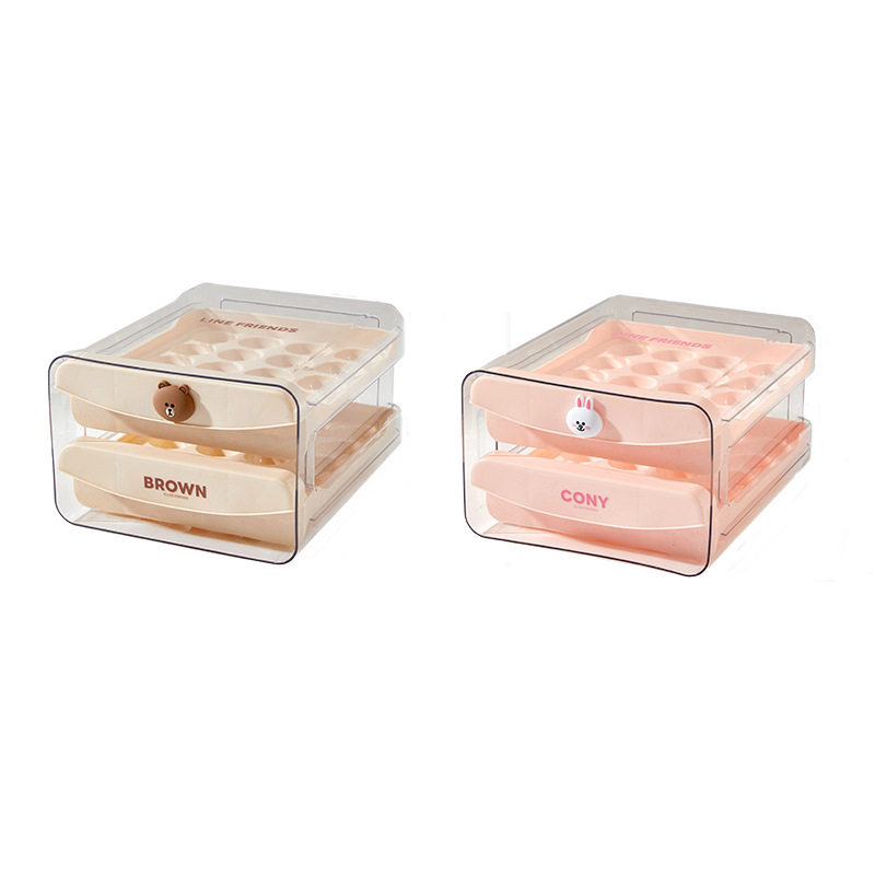 Egg Storage Box Refrigerator Egg Storage Artifact Refrigerator Fresh Storage Box Kitchen Special Drawer Storage Box