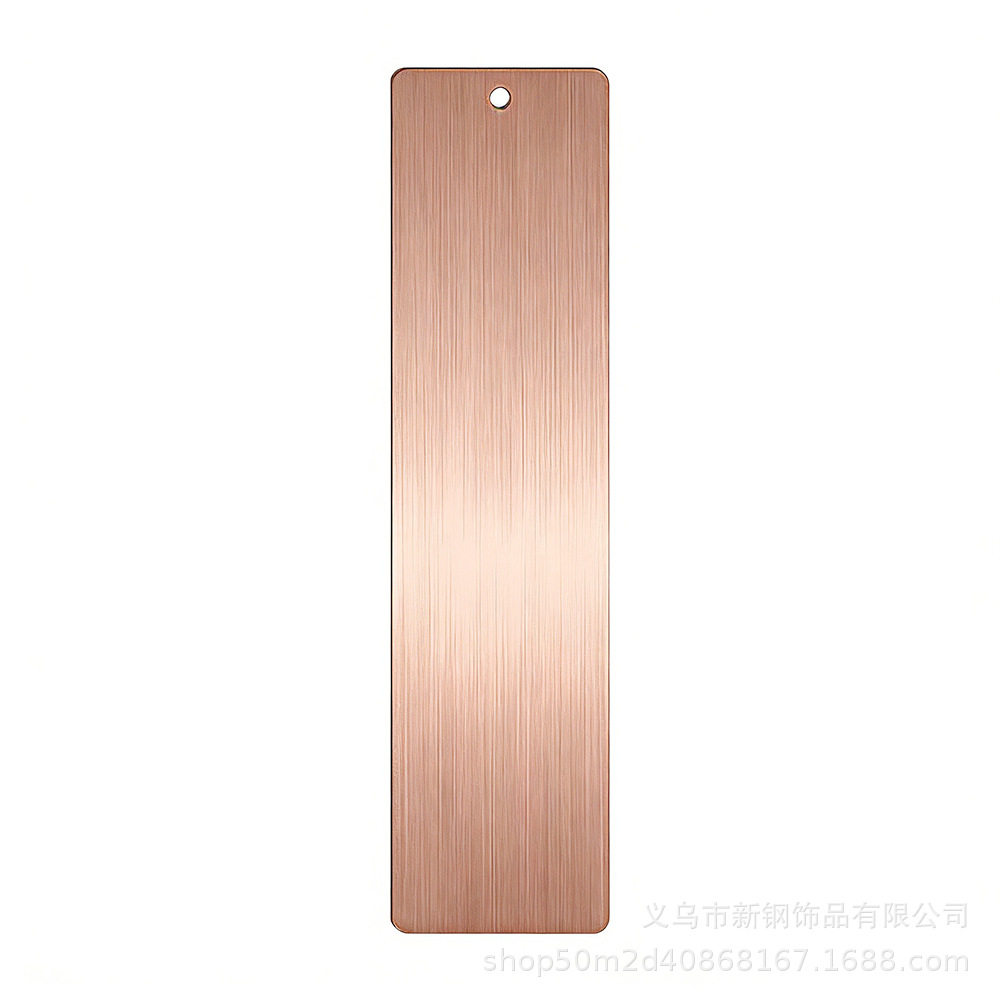 Stainless Steel Blank Bookmark Metal Bookmark Wenchuang Chinese Style Souvenir Graduation Gift