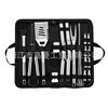 Factory Export Cross-Border E-Commerce Customized Wholesale Barbecue Tool Set Combination Portable Various Cloth Bags Small Tube Handles