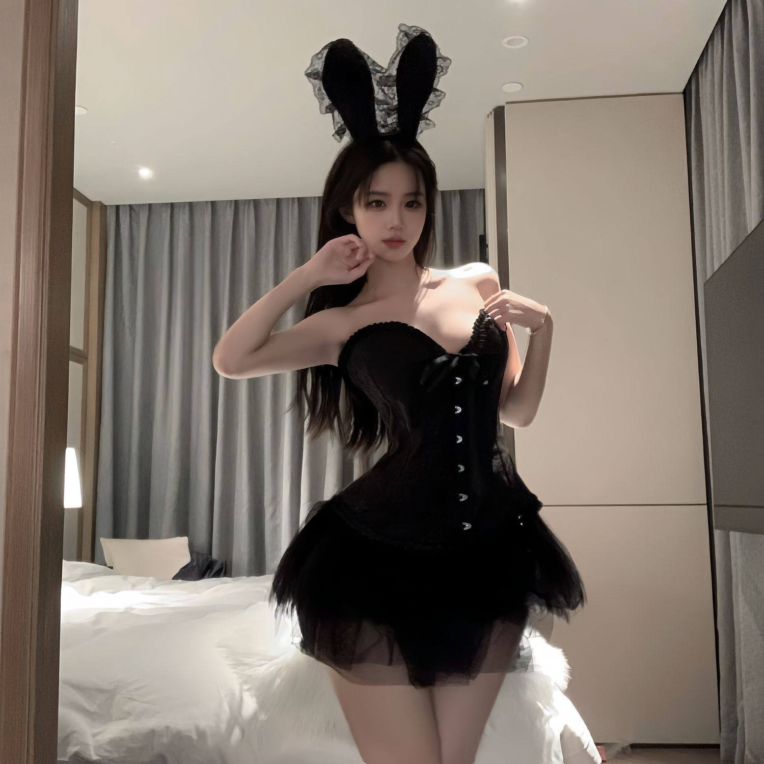 Gui Yun Sex Underwear Pure Desire Waist Vest Corset Sexy Slim-fit Lace Corset Dress Uniform suit