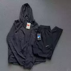 Spot Cross-Border Best-Selling Sports Suit, Lightweight and Breathable Woven Jacket, Casual Hooded Suit, Breathable in Autum
