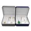 Jewelry three-piece jewelry box gift leather jewelry box pendant ring necklace box gift wedding box