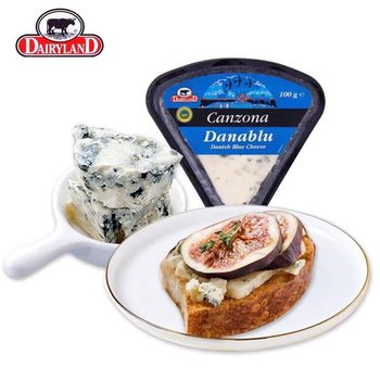 Danish Kiresa Triangle Blue Cheese 100g Household Ready-To-Eat Cheese Blue Cheese Smelly Cheese