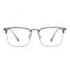 High Quality Coconut Gray Eyebrow Frame Men's Ke001 Metal Half-Frame Myopia Glasses Wholesale Danshine Learning Frame