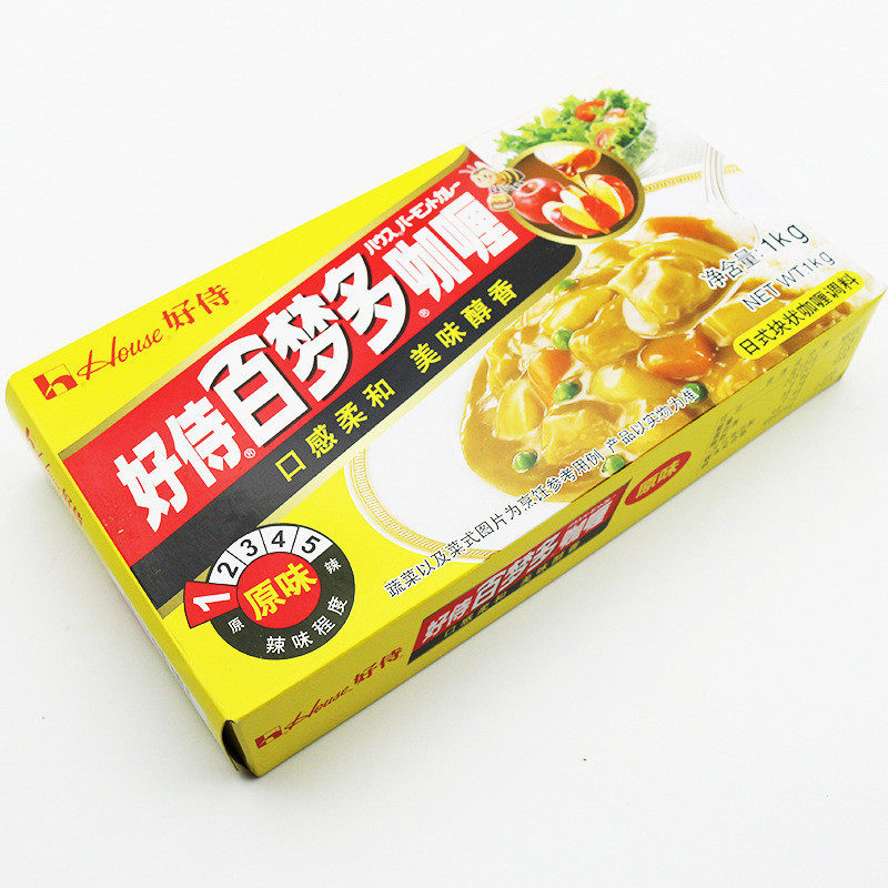 Tianxiang Hui Haoshi Baimengduo Japanese Curry Block Original 1000g Commercial 1kg Curry Fish Egg Beef Chicken