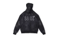 Diamond-encrusted washed hole black