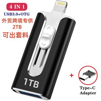 Mobile Phone USB Flash Drive Cross-Border Supply Large-Capacity USB Flash Drive Android Computer Typec Interface 32G-64G-128G Push-Pull USB Flash Drive