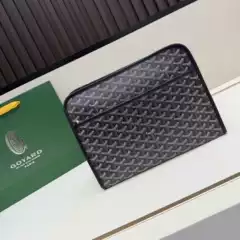 Goyard Men's Hand-Held Pouch Pvc Waterproof Travel Storage Bag Toiletry Bag Unisex