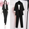 2025 Spring and Autumn New Suit Set Small Suit Professional Wear Workwear Internet Celebrity Three-Piece Two-Piece Slimming and Elegant