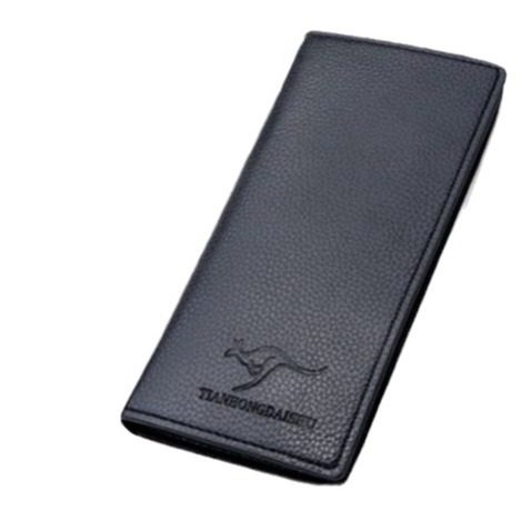 Brand Long Wallet Men's Wallet Gift PU Men's Wallet Clutch Bag Leather Bag Long Ticket Clip Men's Clip Bag