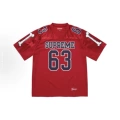 Red/bone short sleeve