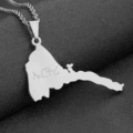 Steel color necklace e