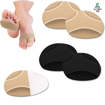 Thickened Silicone Lycra Forefoot Pads, Non-Slip, Breathable, Pain-Relieving, Two-Hole and Three-Hole High Heel Half-Size Pads, Wholesale Shock Absorption