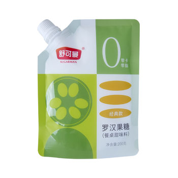 Schukoman Monk Fructose 200g Sugar Substitute Erythritol Sucrose-Free 0 Calories 0 Calories Sugar-Free Non-Xylitol