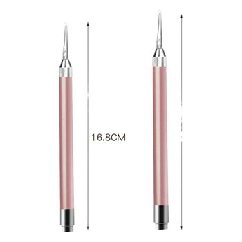 Wholesale green luminous ear scoop stainless steel ear scoop children with lamp ear scoop luminous ear cleaner visible ear scoop