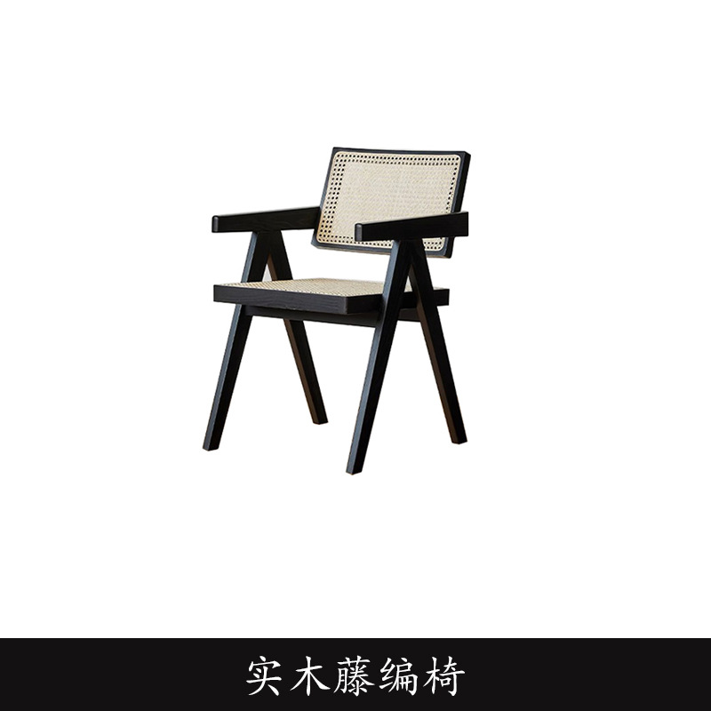 诚宏北欧实木餐桌组合家用小户型长桌餐厅长方形吃饭桌子民宿饭桌