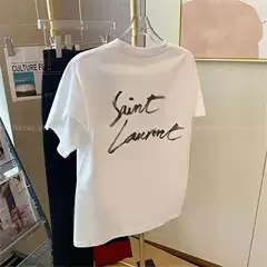 European Size Cotton Toversize Short-Sleeved T-Shirt Women's and Men's Summ