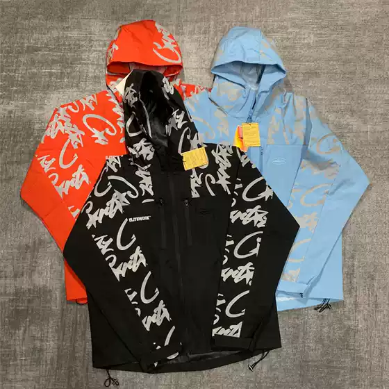 Cross-Border Alcatraz Jacket Zipper Coat American Street Style Loose Retro Waterproof Windproof Jacket