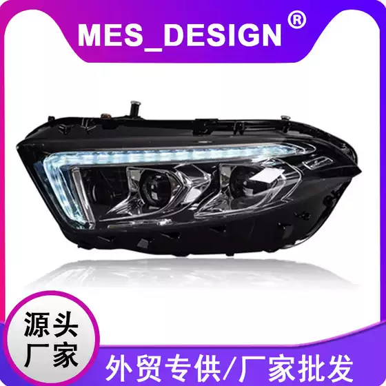 SuitAbLe for 19 Mercedes-benz A Series LED HeAdLight AssembLy A180L Modified DAytime Running Lights Running WAter Turn Lights