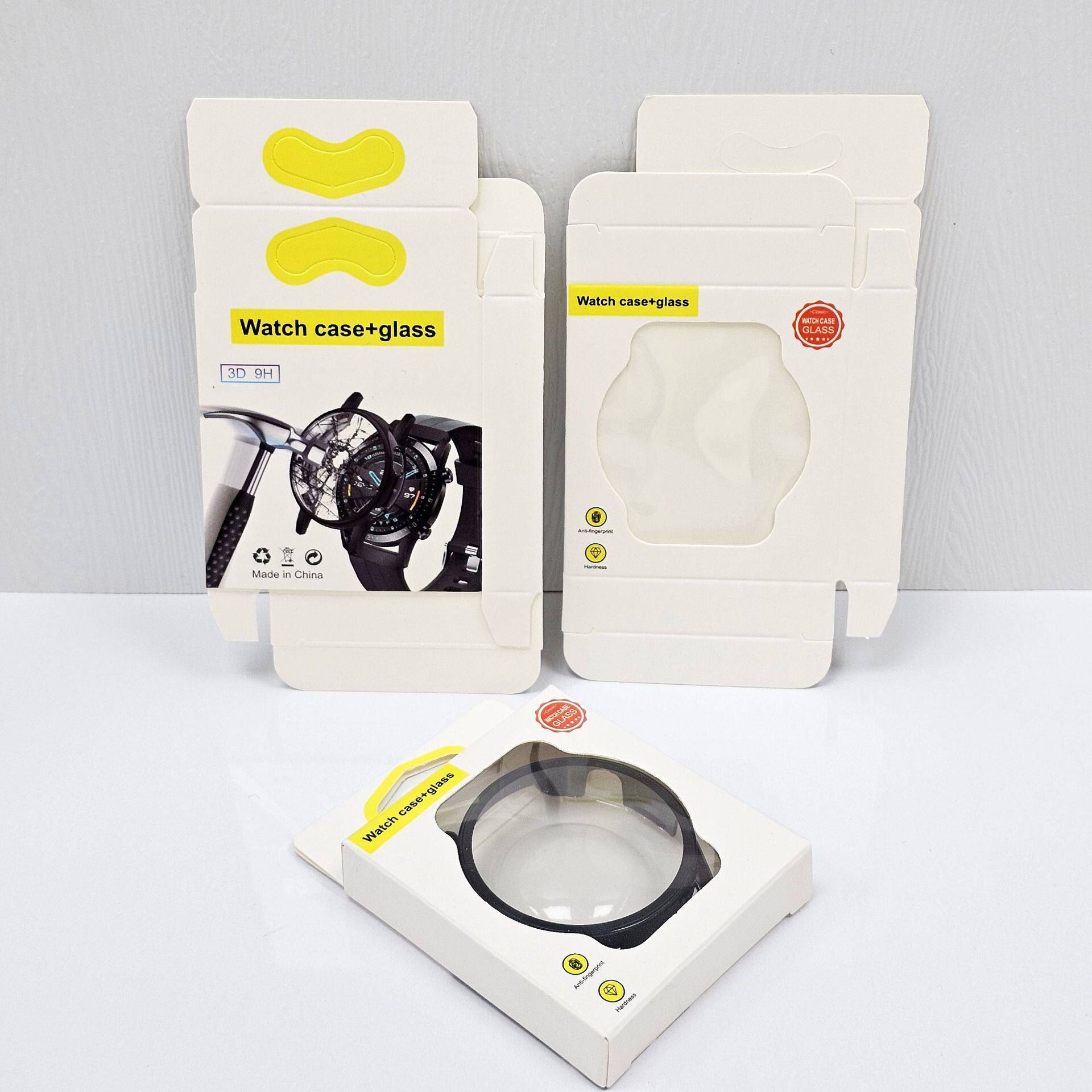 Cross-border platform hot sale Samsung watch5 case carton packaging neutral round case blister inner tray packaging box