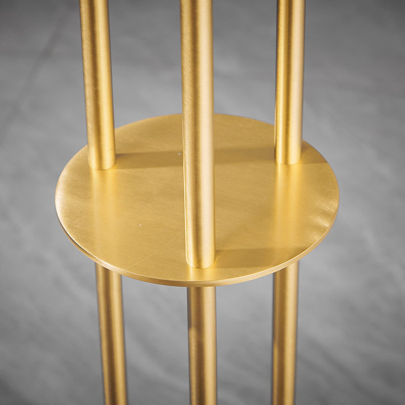 All-Copper Light Luxury Creative Living Room Bedroom Floor-Standing Coat Rack Simple Home Entrance Clothes Rack Clothes Rack