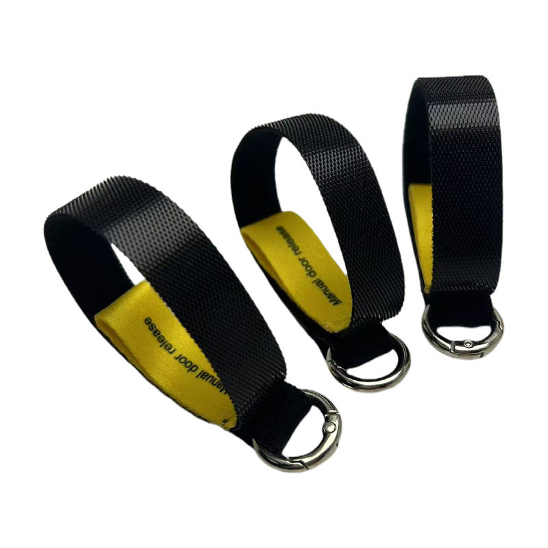 Tesla ModlY/ModlY3 door emergency safety pull rope physical door lock rear door emergency handle