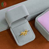 Rounded flannel jewelry box ring packaging box bracelet necklace earring pendant bracelet jewelry jewelry box wholesale