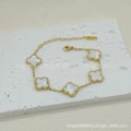 White double-sided mother-of-pearl bracelet
