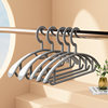 Household Seamless Non-Slip Clothes Hanger for Clothes Protectors Can't-up Bag Clothes-drying Bracing Double-position Narrow Shoulder Bold Clothes Hanger Plastic Semi-round Wide Shoulder